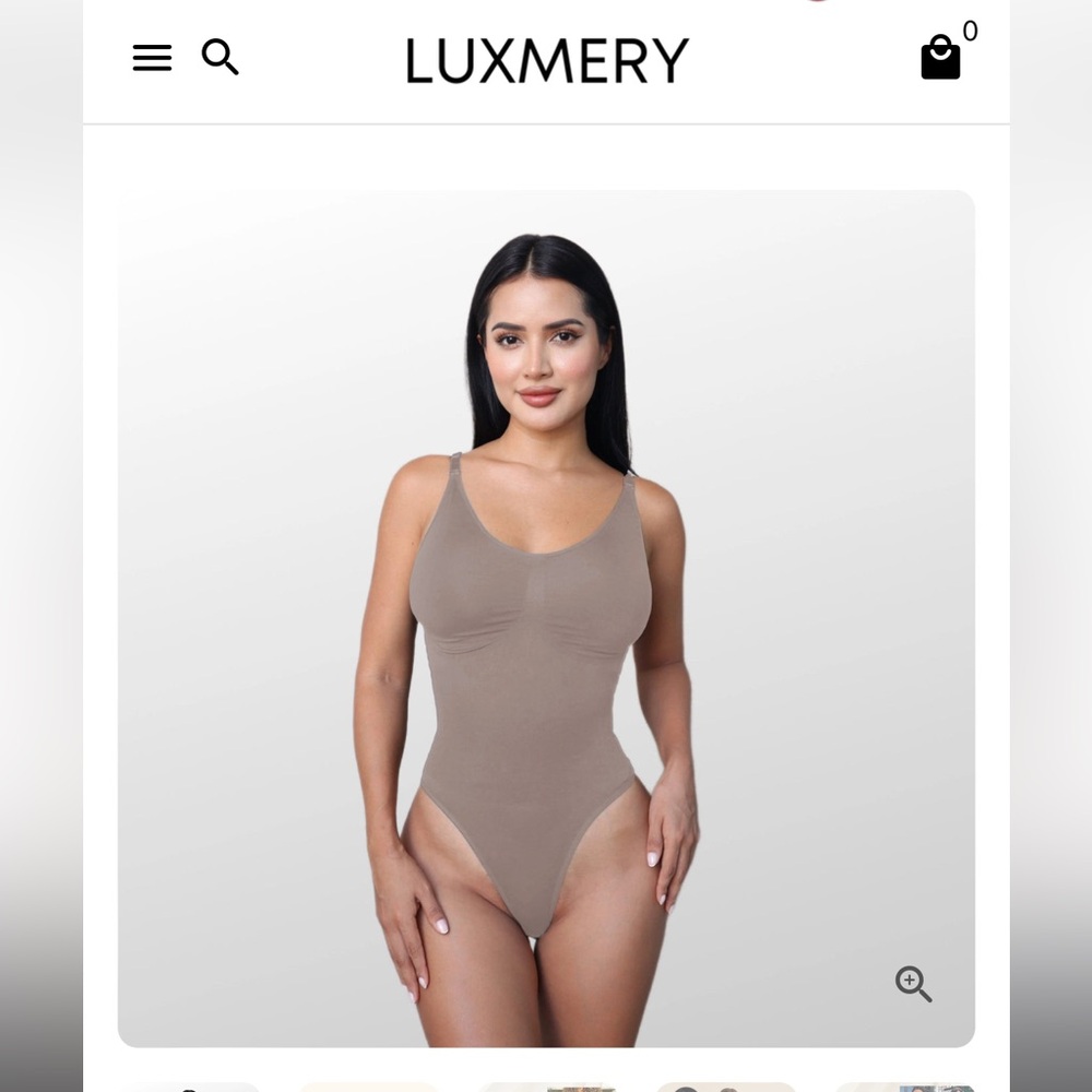 Luxmery Umber XS/S thong bodysuit new